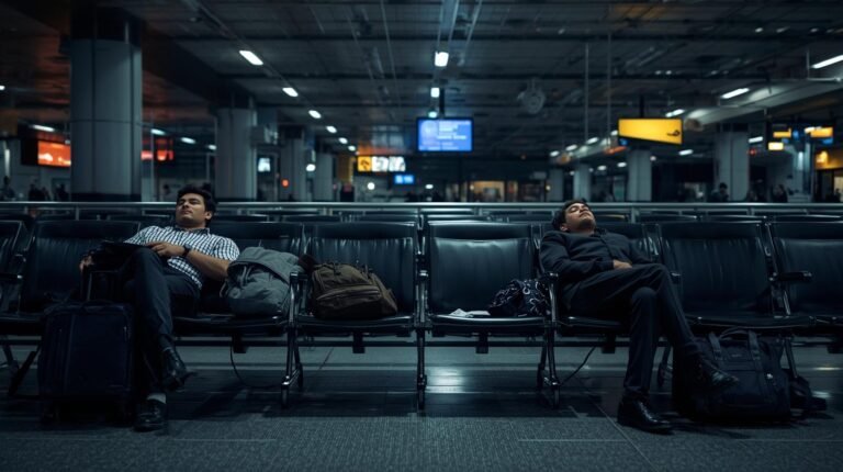 Sleeping at the Airport