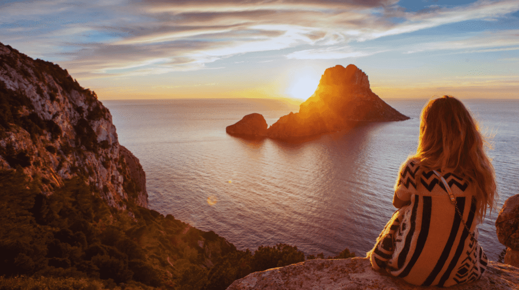 sunset at Ibiza